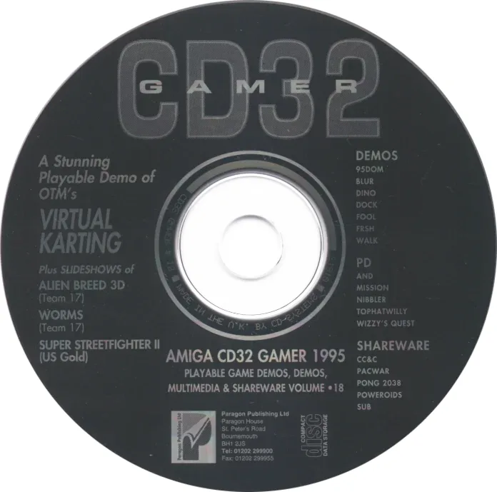 Amiga CD32 Gamer Cover Disc 18