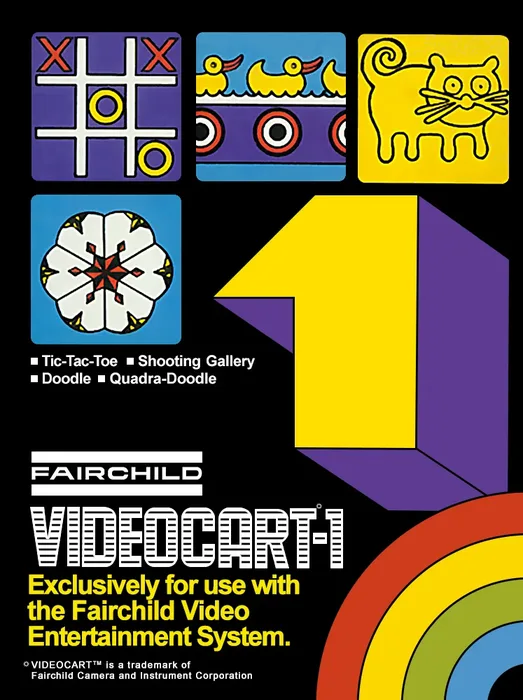 Videocart-1: Tic-Tac-Toe & Shooting Gallery & Doodle & Quadra-Doodle