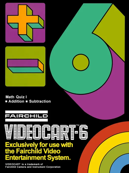 Videocart-6: Math Quiz I (Addition & Subtraction)