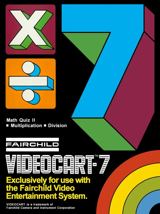 Videocart-7: Math Quiz II (Multiplication & Division)