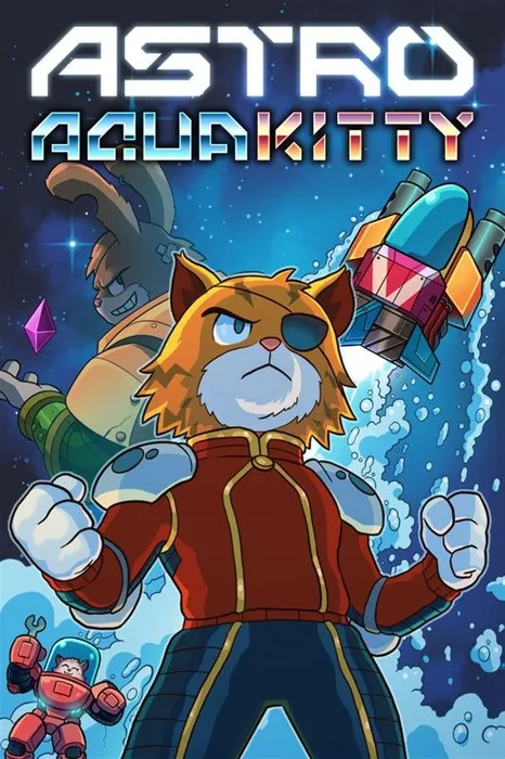 Astro Aqua Kitty