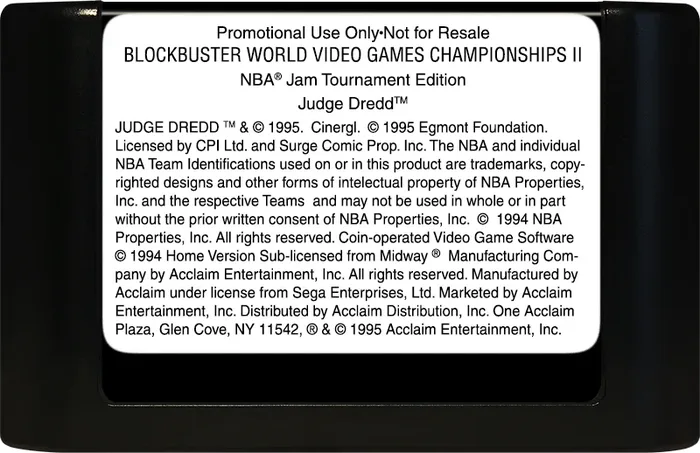 Blockbuster World Video Game Championship II