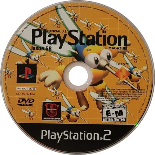 Official U.S. PlayStation Magazine Demo Disc 58