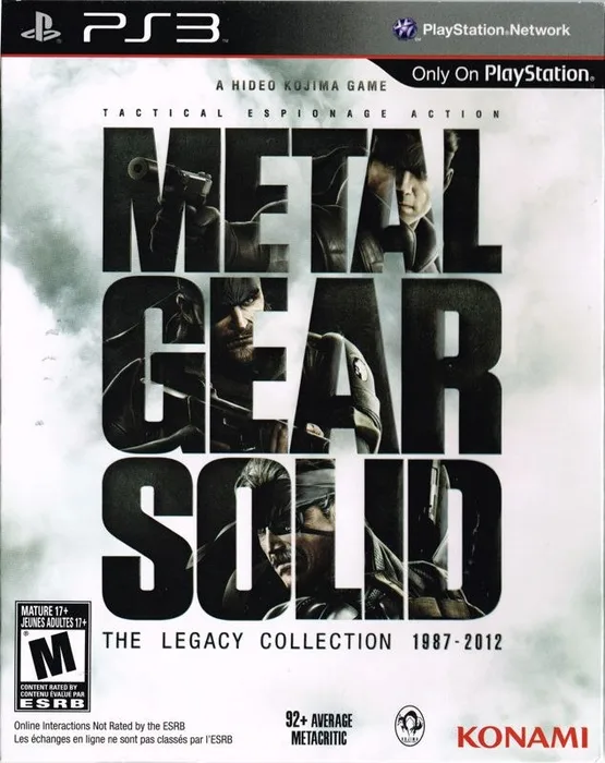 Metal Gear Solid The Legacy Collection