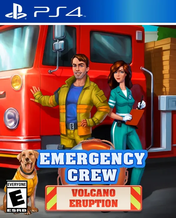 Emergency Crew Volcano Eruption