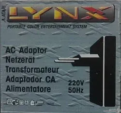 Atari Lynx AC Adapter (EU)