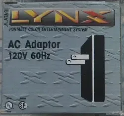 Atari Lynx AC Adapter (NA)