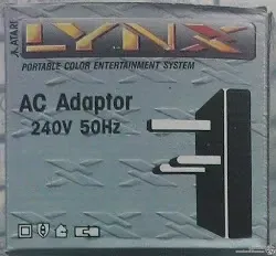 Atari Lynx AC Adapter (UK)