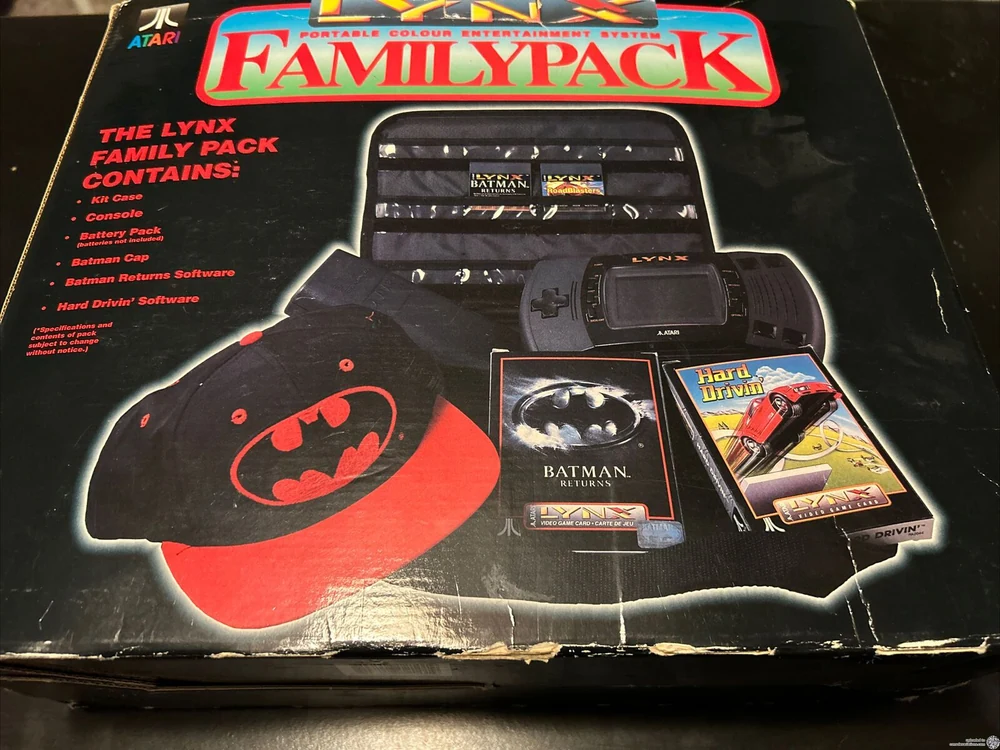 Atari Lynx Model 2 Batman Family Pack