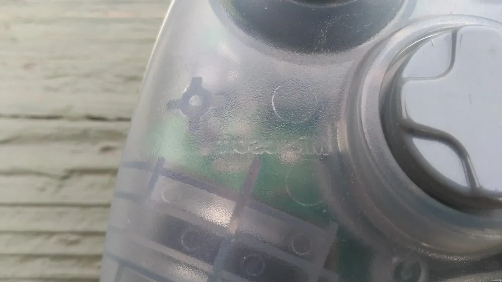 Microsoft Official Clear Xbox 360 Controller