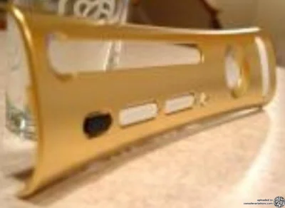Microsoft Xbox 360 24k Gold Hoax Faceplate