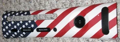 Microsoft Xbox 360 American Flag Diagonal Stripes Faceplate