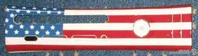 Microsoft Xbox 360 American Flag Horizontal Stripes Faceplate