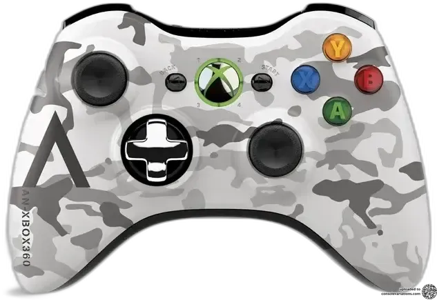 Microsoft Xbox 360 Arctic Camouflage Controller