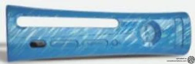 Microsoft Xbox 360 Asian Import - Blue Rain Streaks Faceplate