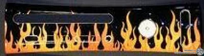 Microsoft Xbox 360 Asian Import - Orange Flames Faceplate
