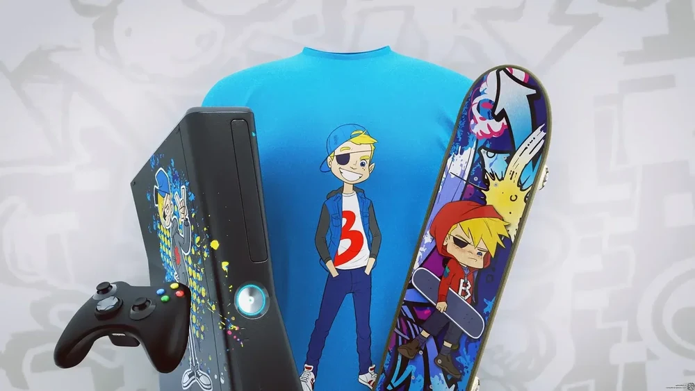 Microsoft Xbox 360 Bazooka Joe Promotional