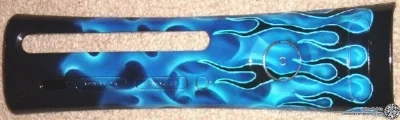 Microsoft Xbox 360 Blue Flames - Design 2 Faceplate