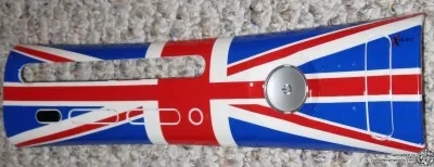 Microsoft Xbox 360 British Flag Union Jack Faceplate