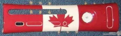 Microsoft Xbox 360 Canadian Flag Faceplate