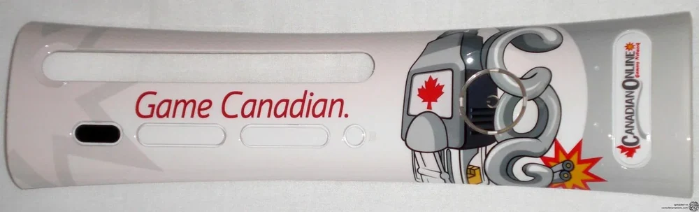 Microsoft Xbox 360 Canadian Online Gamers - White version Faceplate