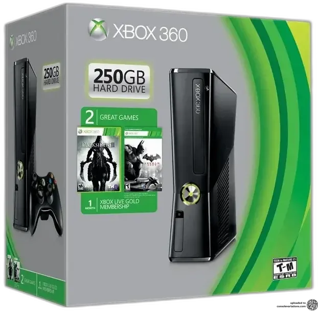Microsoft Xbox 360 Darksiders 2 + Batman Arkham City Bundle