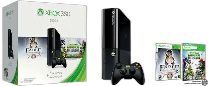 Microsoft Xbox 360 E Fable Anniversary + Plants VS Zombies Bundle