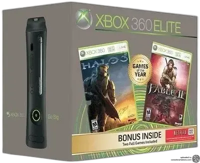 Microsoft Xbox 360 Elite Halo 3 + Fable 2 Bundle