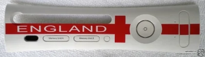 Microsoft Xbox 360 England Red Cross Faceplate