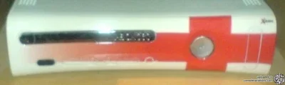 Microsoft Xbox 360 English Red cross flag - fade Faceplate