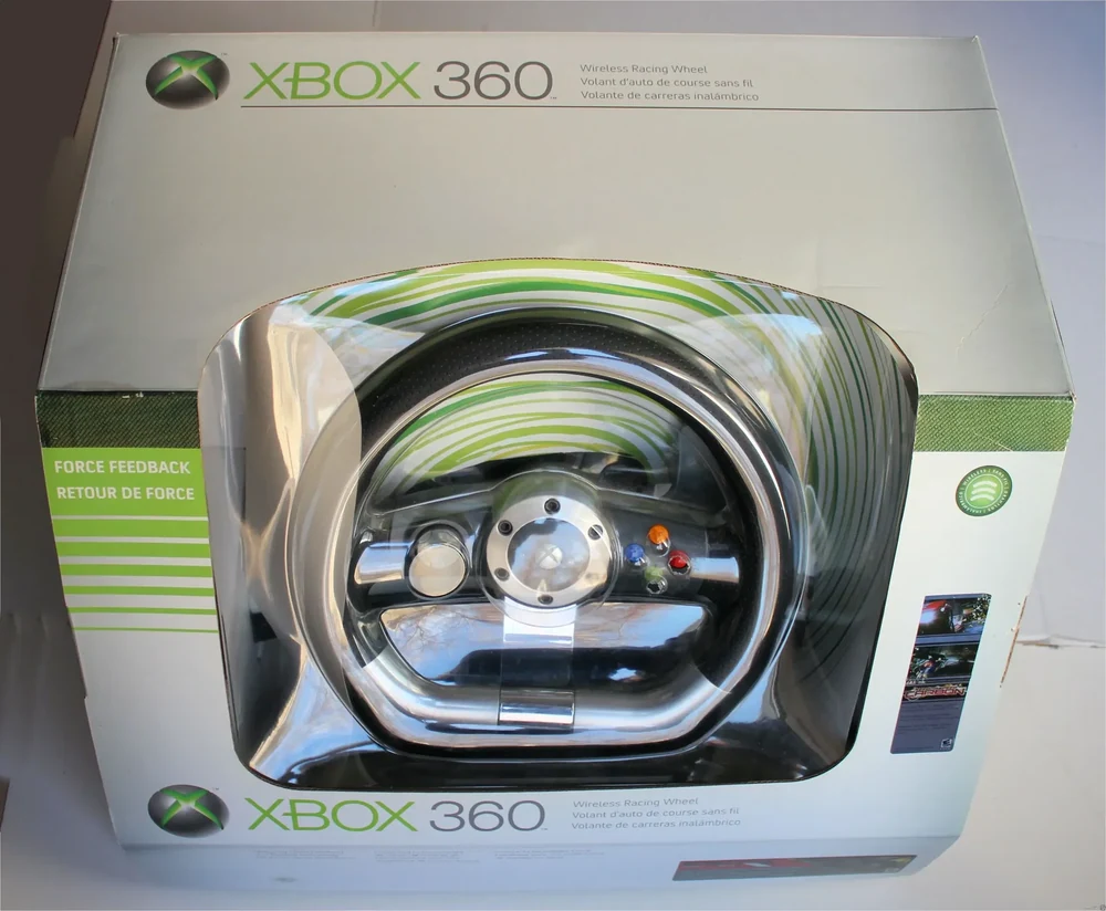 Microsoft Xbox 360 Force Feedback Wireless Racing Wheel Controller