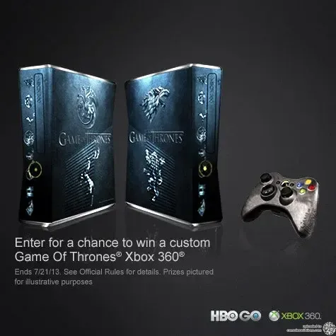 Microsoft Xbox 360 Games of Thrones Blue