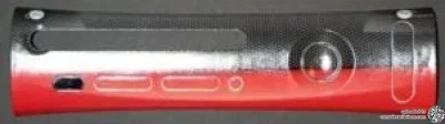 Microsoft Xbox 360 Gamestop Red and Black Racing Faceplate