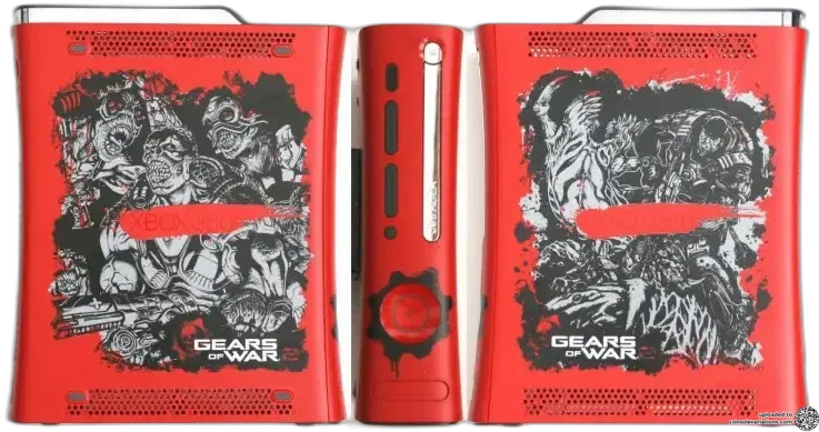 Microsoft Xbox 360 Gears Of War 2 Red