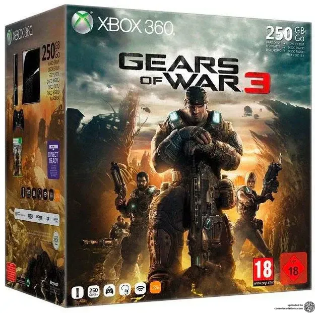 Microsoft Xbox 360 Gears of War 3 Bundle