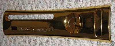 Microsoft Xbox 360 Gold Chrome Faceplate