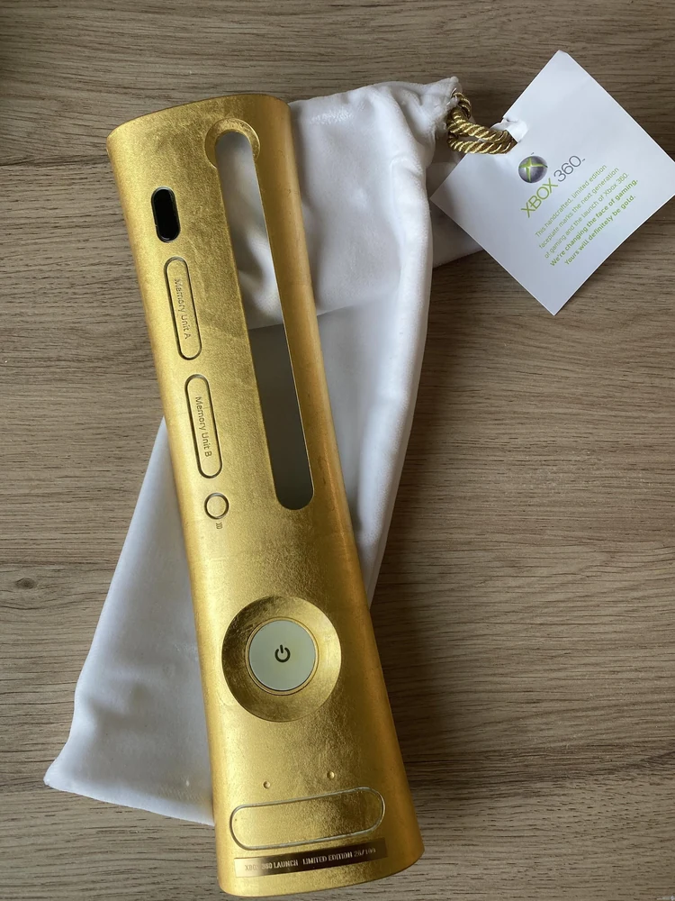 Microsoft Xbox 360 Gold Launch Faceplate