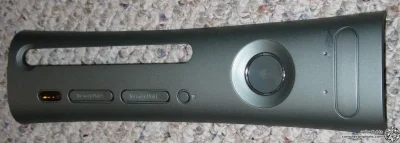 Microsoft Xbox 360 Gray Metallic Faceplate