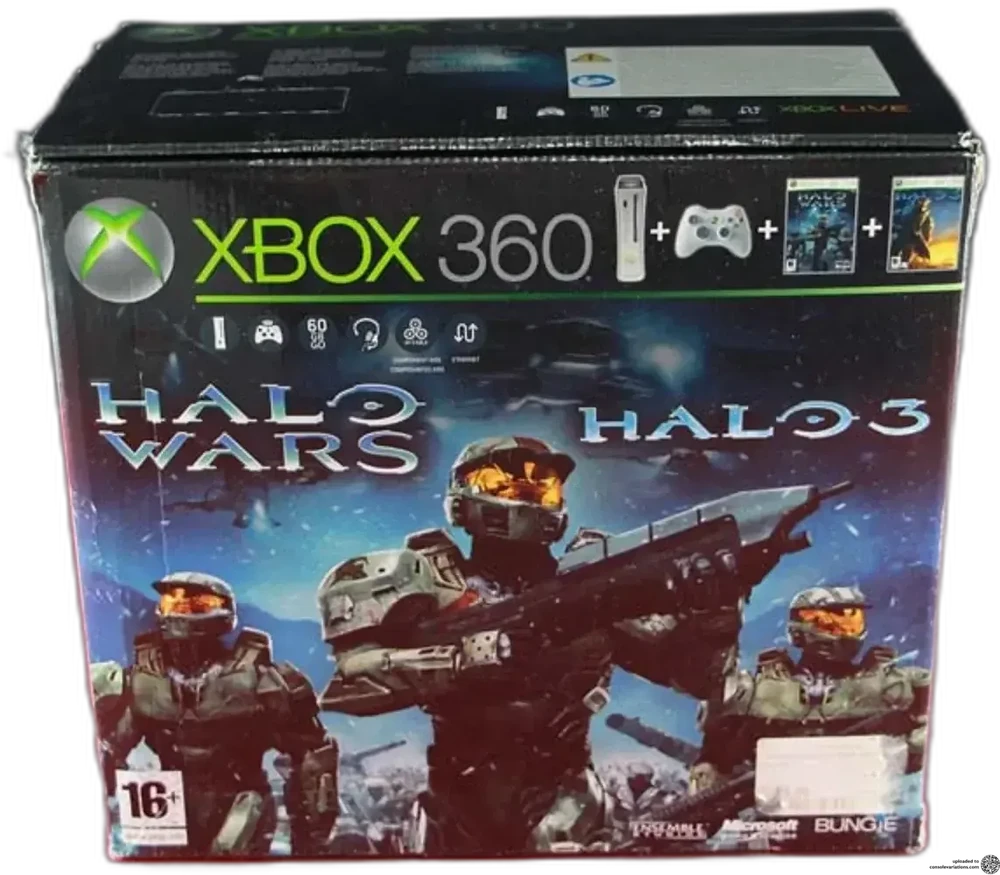 Microsoft Xbox 360 Halo Wars + Halo 3 Bundle