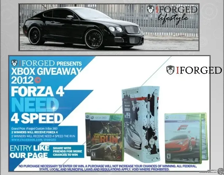 Microsoft Xbox 360 I Forged Wheels