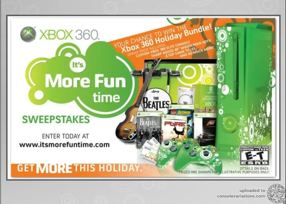 Microsoft Xbox 360 It's More Fun Time
