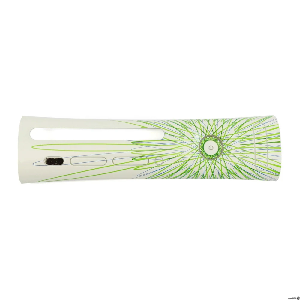 Microsoft Xbox 360 Mad Catz Green and Blue Spirograph Faceplate