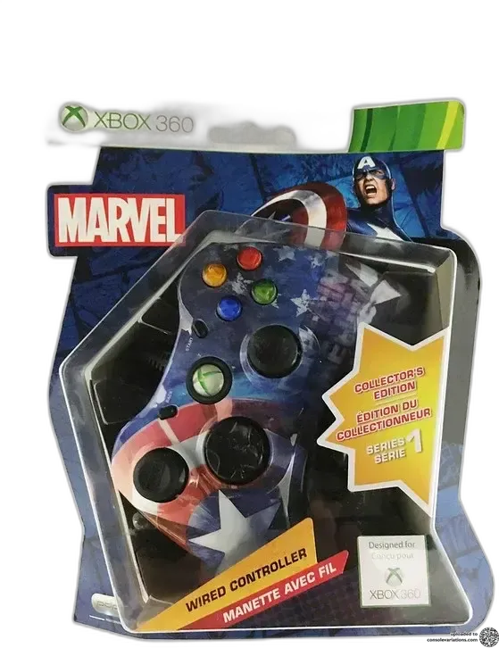 Microsoft Xbox 360 Marvel Captain America Controller