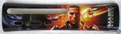 Microsoft Xbox 360 Mass Effect with skins Faceplate