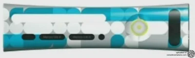 Microsoft Xbox 360 Microsoft Prototype - Circles Aqua Faceplate