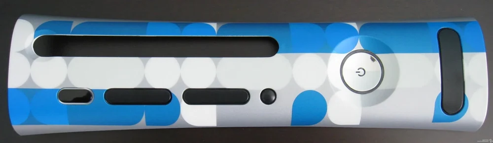 Microsoft Xbox 360 Microsoft Prototype - Circles Blue (#708) Faceplate
