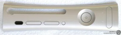 Microsoft Xbox 360 Microsoft Silver Faceplate