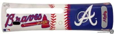 Microsoft Xbox 360 MLB Atlanta Braves Faceplate