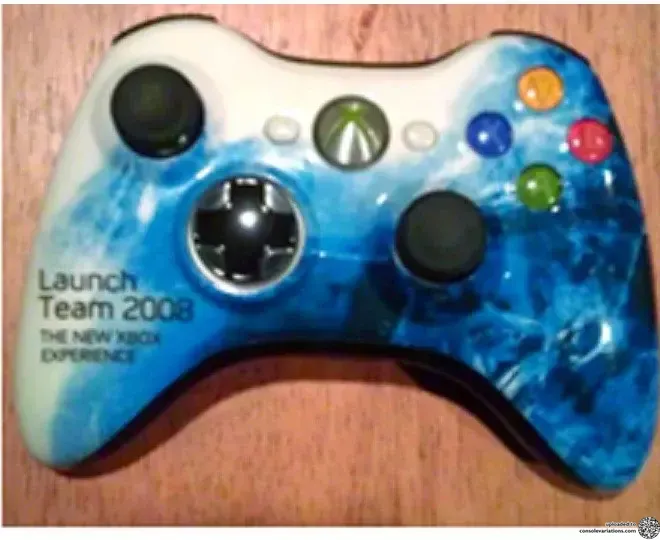 Microsoft Xbox 360 NXE Launch Team 2008 Controller