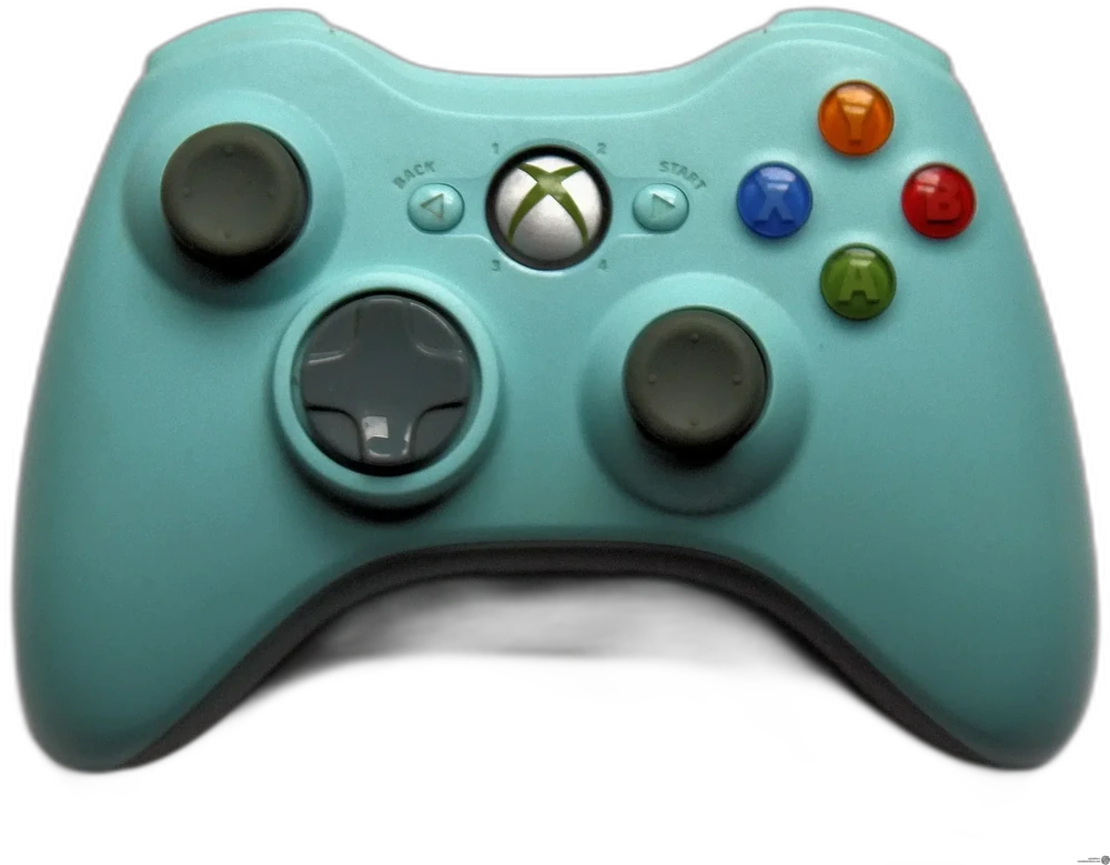 Microsoft Xbox 360 Pale Blue Controller